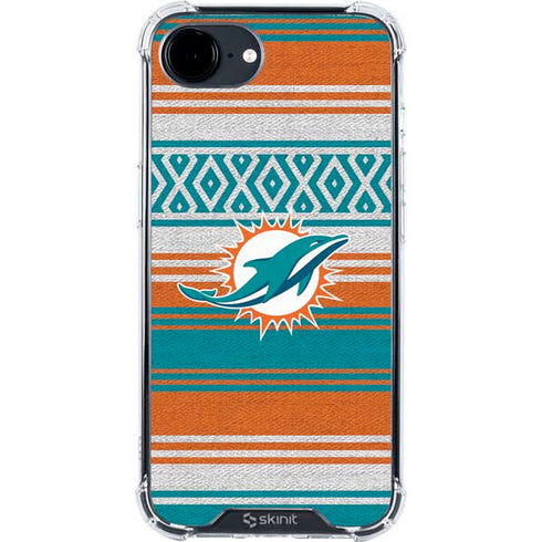 NFL Miami Dolphins Trailblazer iPhone 16e Clear Case